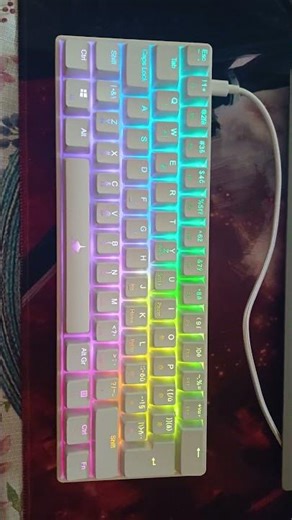 Keyboard White Shark SHINOBI 2 – CZ/SK layout – Red Switch – White Color