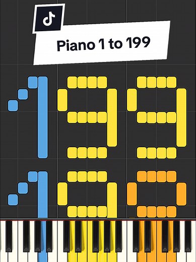 Exploring Piano Melodies: From 1 to 199