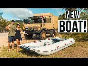 OUR NEW INFLATABLE BOAT! True Kit Discovery 400 (For Travellers, Portable & Lightweight)