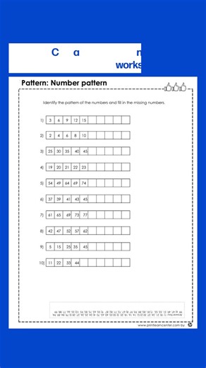 HP Print Learn Center | Let’s start 2026 with a learning game! 🎯 Solve the pattern worksheet together and see who’s quicker! | Instagram
