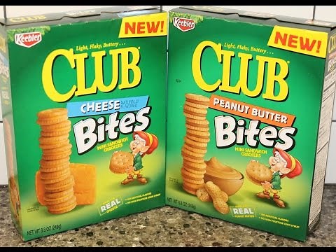 Club Bites Mini Sandwich Crackers: Cheese and Peanut Butter Review