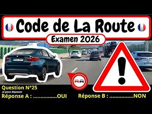 ✅ TEST GRATUIT DU CODE DE LA ROUTE 2026 🚗 #182