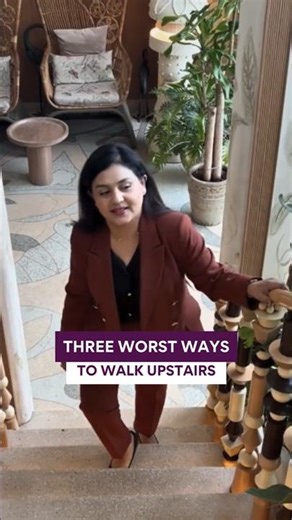 How to walk elegantly upstairs: staircase etiquette. #imageconsultant #etiquette #bodylanguage