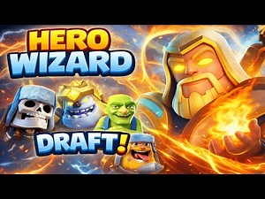 Messing Around with Hero Wizard Draft! | Clash Royale Gameplay