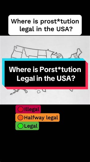 Where is Porst*tution Legal in the USA? #breakingnews #warning #usa #facts #law