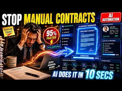 AI Contract Creation Workflow Explained | Generate & Send Documents in Seconds