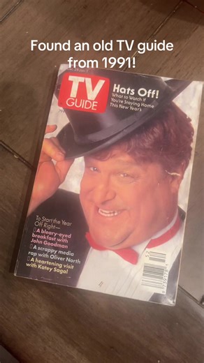 Nostalgic 90s TV Guide Uncovered from 1991
