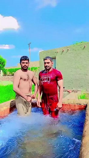 Fun Water Splashing Challenge With Friends