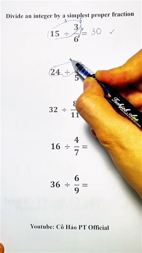 99% Students Get This Wrong| Dividing Integers by Fractions #math #mathtips #mathtricks #learnmath
