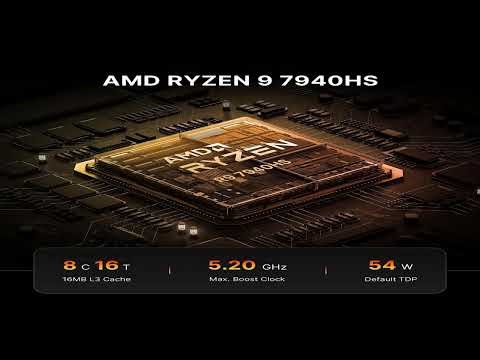 Review: BOSGAME M4 Mini PC Ryzen 9 7940HS (8-Core 5.2GHz) | 32GB DDR5 1TB Gen4 SSD