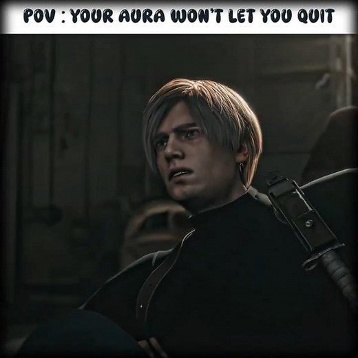 Bro's Aura Won't Let Him Quit 🗿🔥 | Resident Evil 4 Remake | LUZ ROJA (Slowed) #shortsfeed
