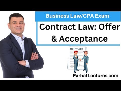 Contract Law: Offer and Acceptance CPA Exam REG