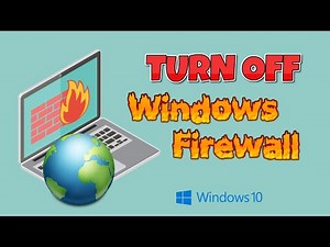 How to Turn Off Windows Defender Firewall in Windows 10