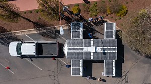 Mobile solar solution provides access to clean water and emergency power