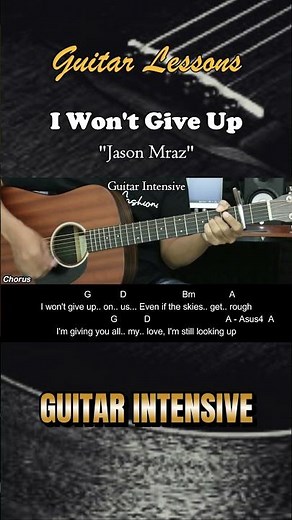 I Won't Give Up - Jason Mraz | EASY Guitar Tutorial with Chords / Lyrics #chords