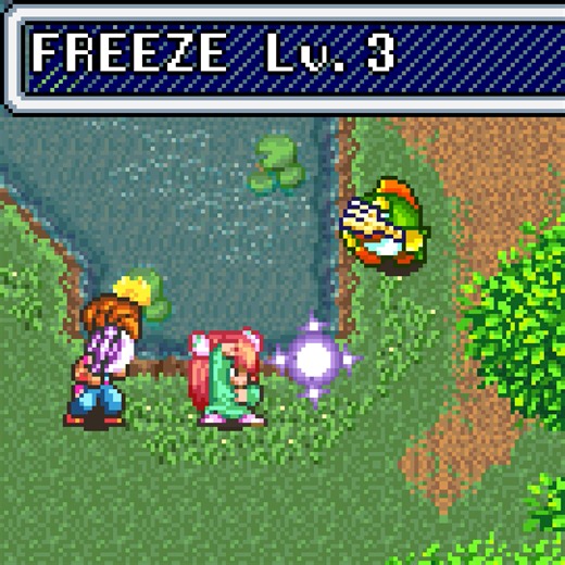 22K views · 519 reactions | Fire!  Ice! ❄️ Wind! ️ Earth! ⛰️ - Attack magic spells in Secret of Mana (SNES) | FantasyAnime | Facebook