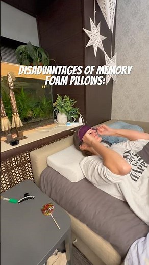 Disadvantages of memory foam pillows: