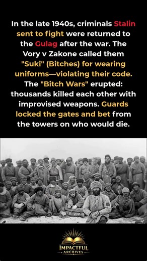 The Gulag's Deadliest Gang War #ColdWar #History