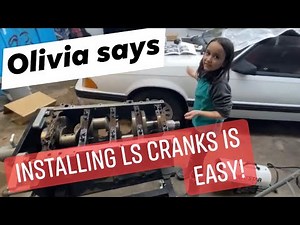 Budget LS build // Main caps and crank install on my LQ4. Newbie engine build