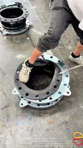 Rubber-Lined Flange Demolition Tutorial: Techniques for Separating Metal Rings and Rubber Layers!