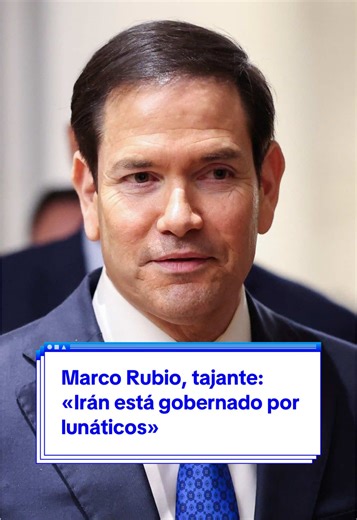 🗣️ El secretario de Estado de EE.UU., Marco Rubio, tajante contra el régimen iraní al afirmar: «Permítanme explicarlo en un lenguaje sencillo: Irán está gobernado por lunáticos, fanáticos religiosos que aspiran a tener armas nucleares». ⚠️ Según el político, Teherán busca desarrollar armas nucleares respaldándose en programas de misiles, drones y terrorismo, y aseguró que «nunca han estado tan débiles» y que «ahora es el momento de perseguirlos». #Irán #MarcoRubio #PolíticaInternacional #Geopol