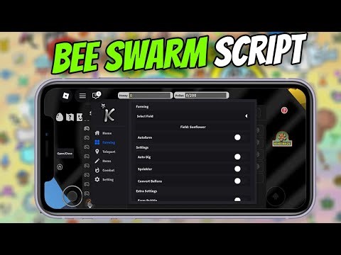 Bee Swarm Simulator Script (NO KEY) - NEW Auto Farm, Auto Quest, Macro, Auto Sell & MORE!