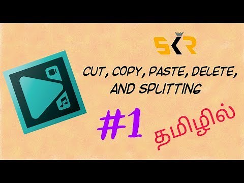 cut,copy,paste,delete and splitting l VSDC Video editor l tamil l SKR
