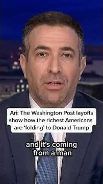 Ari: The Washington Post layoffs show how the richest Americans are ‘folding’ to Donald Trump