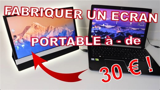 Fabriquer un écran portable ultra fin!