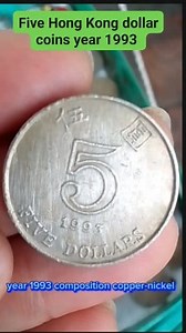 Five Hong Kong dallor coins year 1993 #coins #assortedcoins #postviralシ #coinspost #followersシ゚ #usdcoins #hilightseveryonefollowers #vewiers | Alan Sunodan Comisas