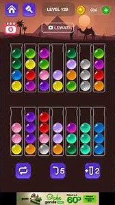 Level 129 Ball Sort Master Answer