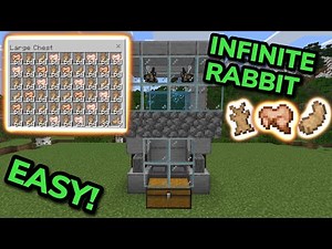 EASIEST 26.1+ RABBIT FARM TUTORIAL in Minecraft Bedrock (MCPE/Xbox/PS/Switch/PC)