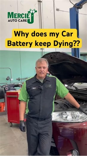 Why Does My Car Battery Keep Dying? #auto #mechanic #carbattery #fyp #autorepair #carpart #vehicle