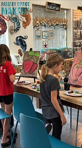 Look at these AWESOME canvas paintings from our Thursday campers! These kids totally rocked it, and we had so much fun creating together! Our After-School Art Club is the perfect creative escape! Sign up today to join in on the fun! #pgm #fernandinabeach #artsclub #creativekids #KidsClubFun #diycrafts | Paisley Grace Makery: DIY Workshop and Gift Boutique | Facebook