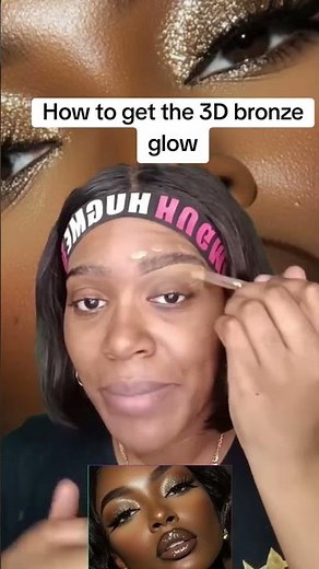 Transform With This Bronze Technique #makeup #beforeandafter #glowup