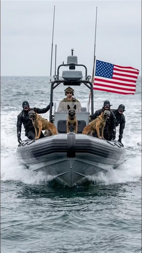 Elite K9 Water Insertion Training | RIB Boat Jumps 🌊 #k9 #dogtraining #belgianmalinois