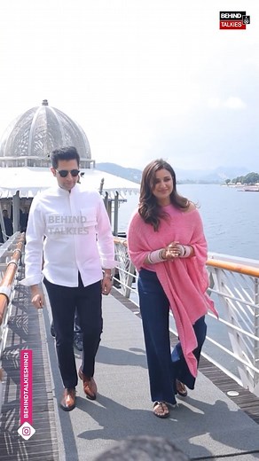 Just Married!! Beautiful Couple Pari❤️Raghav. #ParineetiChopra #RaghavChadha | Hindi Behind Talkies