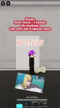 How many studs can Jujutsu Shenanigan characters go?