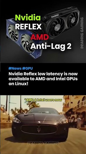 Nvidia Reflex low latency in AMD & Intel GPUs!
