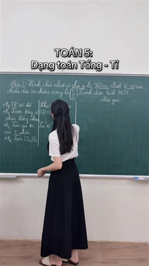 🔖 Ôn hè toán 5 Series: Dạng toán Tổng - Tỉ Bài 2: Ẩn tổng, biết tỉ #toan #toan5