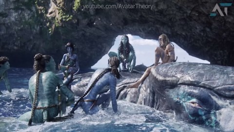 Payakan and kids | New image in Avatar 3 - Empire Magazine