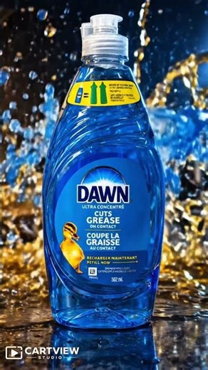 Dawn Ultra Dish Soap. Cinematic Product Advertisement. #shorts