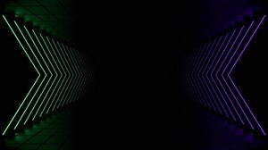 Download Purple and Turquoise Neon Signs Room Background VJ Loop in 4K for free