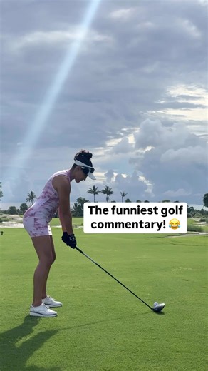 The most HILARIOUS golf commentary! 😅💀 #golf #themasters #golftips | Fit Golfer Girl