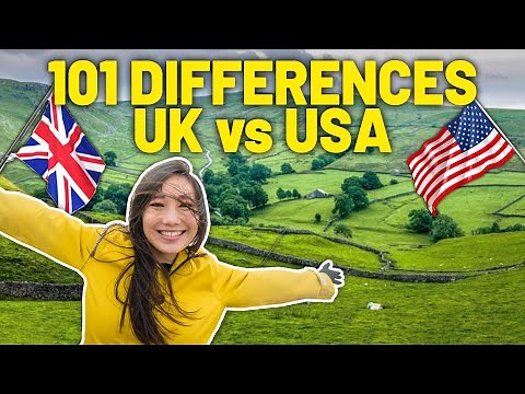 101 Differences UK & USA (British vs American)