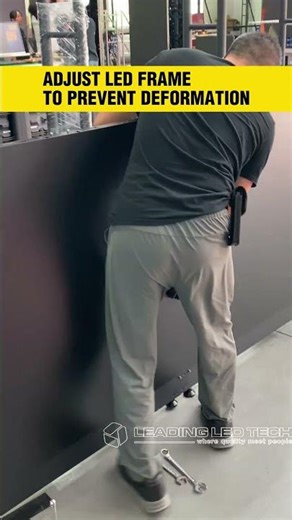 Essential Base Leveling for Large Scale LED Display Installation