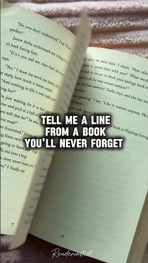 A Book Line That Stayed With You Forever…