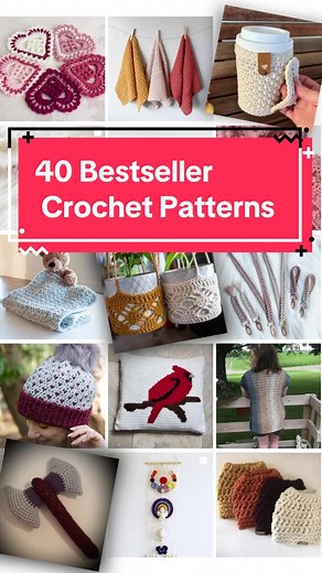 Wow! These are jaw-droppingly beautiful and perfect for the 2024 MARKET and SPRING Season! The entire collection is filled with BESTSELLER Patterns to get started for the SPRING and MARKET SEASON! ❤️ Yup you heard that right! These are the incredible 40 BESTSELLER crochet patterns from the top designers all collected in one pdf! Amazing! But they also come with incredible bonuses, including a chance of free gorgeous yarn from @expressionfiberarts 😮 Get the entire collection now at the LINK IN M