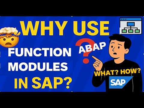 Function Modules(FM) and Function Group in SAP