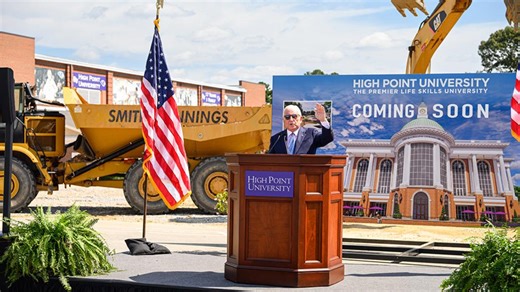 High Point University breaks ground on $100M library